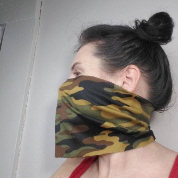 Face Mask 6 NEW Camo Cloth Fabric Cover - Picture 5 of 8